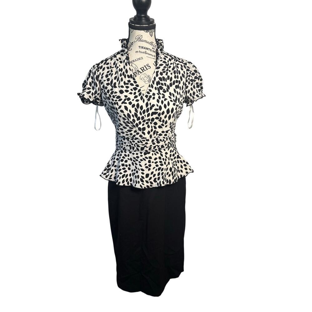 White House Black Market Cocktail Midi Dress